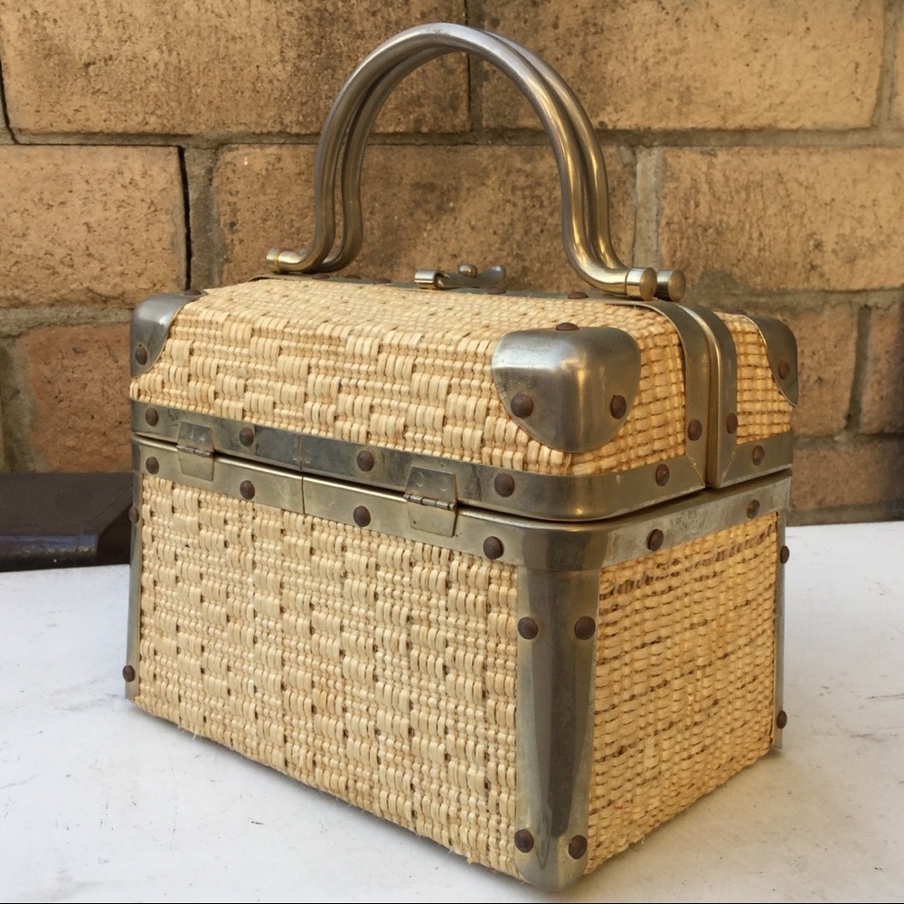 Vintage ‘Borsa Bella’ Italian Woven Box Purse